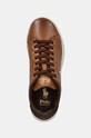 Kožené tenisky Polo Ralph Lauren Hrt Ct II hnědá 809892556001.270
