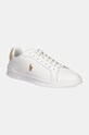 Kožené tenisky Polo Ralph Lauren Hrt Ct II nízký bílá 809940762001.100