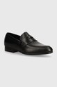 Кожаные мокасины Calvin Klein HM0HM01503 кожа чёрный HM0HM01503