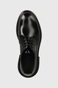 Δερμάτινα κλειστά παπούτσια Calvin Klein HM0HM01486 μαύρο HM0HM01486