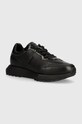Calvin Klein sneakersy skórzane HM0HM01479 niska czarny HM0HM01479