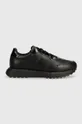 Calvin Klein sneakersy skórzane HM0HM01479 czarny