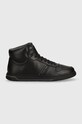 Calvin Klein sneakersy skórzane HM0HM01492 HM0HM01492 czarny AW24