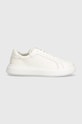 Calvin Klein sneakersy skórzane HM0HM01498 HM0HM01498 biały AW24