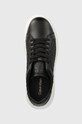 Calvin Klein sneakersy skórzane HM0HM01498 czarny HM0HM01498
