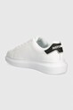 Încălțăminte Just Cavalli sneakers din piele 77QA3SB2ZPA68003 alb