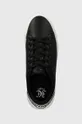Шкіряні кросівки Just Cavalli чорний 77QA3SB2ZPA68899