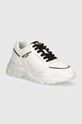 Just Cavalli sneakersy imitacja skóry licowej biały 77QA3SL9ZPA71003