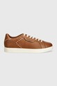 Кожаные кроссовки Michael Kors Keating 42T4KEFS1L.230 коричневый AW24