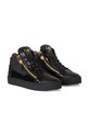 Giuseppe Zanotti sneakersy skórzane May London RU00011.003 czarny AW24
