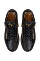 Giuseppe Zanotti sneakersy skórzane May London czarny RU00011.003