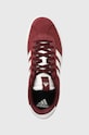 Замшевые кроссовки adidas Vl Court бордо IF4457