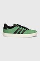 Замшеві кросівки adidas Vl Court IF4459 зелений AW24