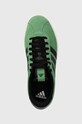 Замшеві кросівки adidas Vl Court зелений IF4459