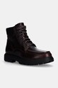 Geox ghete de piele U SPHERICA EC7 casual maro U46FRG.000FF.C7011