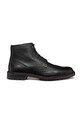 Kožená obuv Geox U WALK PLEASURE C nezateplené čierna U46HAB.00064.C9999