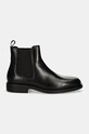 Δερμάτινες μπότες τσέλσι Gant Rizmood 29651754.G00 μαύρο AW24