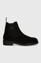 Gant sztyblety zamszowe Prepdale 29653750.G00 czarny AW24