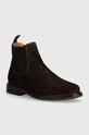 Замшеві черевики Gant St Fairkon без утеплення коричневий 29653756.G399