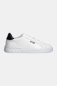 MSGM sneakersy skórzane 3740MS506.787.01 biały AW24
