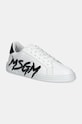 MSGM sneakers din piele mic de statură alb 3740MS506.924.01