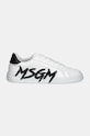 MSGM sneakers din piele 3740MS506.924.01 alb AW24