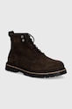 Birkenstock buty zamszowe Highwood Lace Mid skóra zamszowa brązowy 1028931