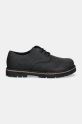 Birkenstock scarpe in nubuck Highwood Lace Low 1028173 nero AW24