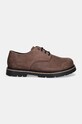 Birkenstock pantofi din nubuc Highwood Lace Low 1028093 maro SS25