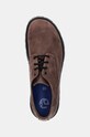 Birkenstock pantofi din nubuc Highwood Lace Low maro 1028093
