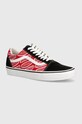 Tenisky Vans Old Skool semišová koža červená VN000CT8CJH1