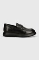 Karl Lagerfeld mokasyny skórzane GRANBY KL22314.00X czarny AW24
