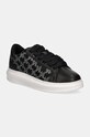 Karl Lagerfeld sneakers din piele KAPRI MENS mic de statură negru KL52511A.000