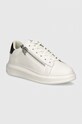 Karl Lagerfeld sneakers din piele KAPRI MENS Planet friendly alb KL52564.011