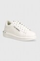 Δερμάτινα αθλητικά παπούτσια Karl Lagerfeld KAPRI MENS Planet friendly λευκό KL52574A.01W