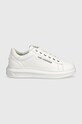 Kožené tenisky Karl Lagerfeld KAPRI MENS KL52575N.01W biela AW24