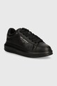 Karl Lagerfeld sneakers din piele KAPRI MENS Planet friendly negru KL52584.00X