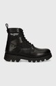 Δερμάτινες μπότες πεζοπορίας Karl Lagerfeld Terra KL11164.400 μαύρο AW24
