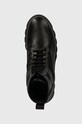 Δερμάτινες μπότες πεζοπορίας Karl Lagerfeld Terra μαύρο KL11164.400