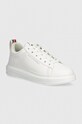 Kožené tenisky Karl Lagerfeld KAPRI MENS Planet friendly bílá KL52514A.011