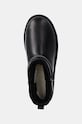 Kožené snehule UGG Classic Ultra Mini Lthr Regen čierna 1158191.BLK