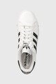 adidas Originals sneakers din piele Campus Vulc alb JI1918