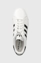 adidas Originals sneakers din piele Campus Vulc alb JI1918