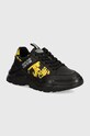 Tenisky Versace Jeans Couture Speedtrack přírodní kůže černá 77YA3SC2.ZP324.G89