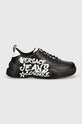 Kožené tenisky Versace Jeans Couture Stargaze 77YA3SF1.ZP328.899 černá AW24