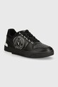 Tenisky Versace Jeans Couture Starlight usňová koža čierna 77YA3SJ1.ZP356.899