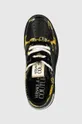μαύρο Δερμάτινα αθλητικά παπούτσια Versace Jeans Couture Starlight