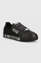 Маратонки Versace Jeans Couture Court 88 гладка кожа черен 77YA3SK6.ZP335.899