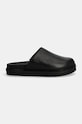 Calvin Klein Jeans klapki skórzane HOME CLOG LTH YM0YM01181 czarny AW24