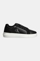 Кожени маратонки Calvin Klein Jeans CHUNKY CUPSOLE AUTHENTIC YM0YM01123 черен AW24